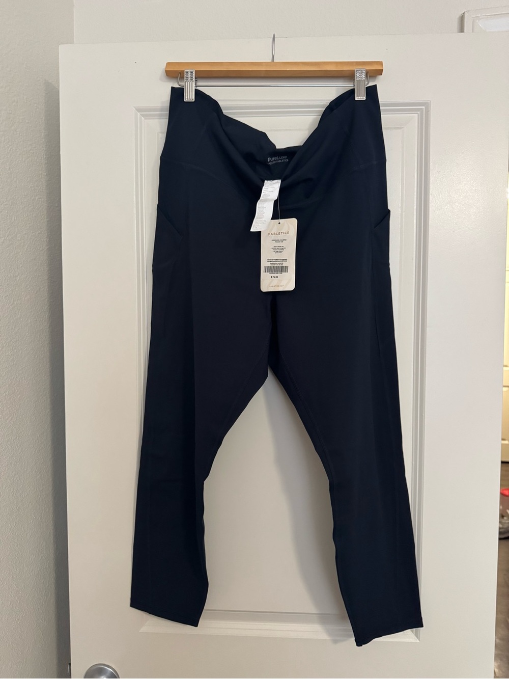 Fabletics Navy High-Rise Performance Leggings